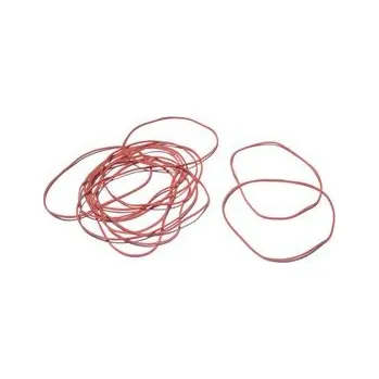 Gumičky slabé 1 mm, průměr 8 cm (1 kg) - červené