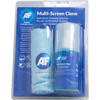 Čistící sada AF Multi-Screen Clene čistič obrazovek 200 ml + hadřík z mikrovlákna