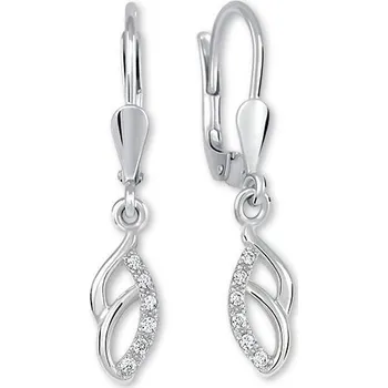 Šperk Soliter Půvabné stříbrné náušnice s krystaly 436 001 00572 04 + 2 měsíce na vrácení zboží