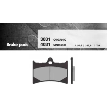 Brzdová destička BRENTA brzdové destičky KH126 sintrované barva zlatá (FT 4031) (BRENTA brzdové destičky KH126 sintrované barva zlatá (FT 4031))