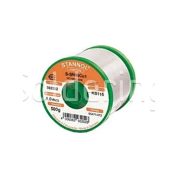 Páječka Trubičková pájka Sn99Cu1 Flowtin, KS115 (Ø1,0mm, 500g) - 104000369