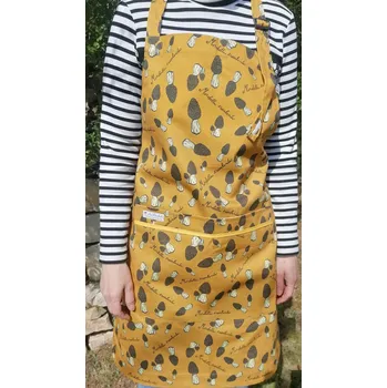 Kuchyňská zástěra Kuchyňská zástěra - modrá, se smrži