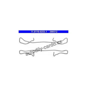 Brzdový systém Pružina, brzdový třmen ATE 11.8116-0253 (AT 390512)