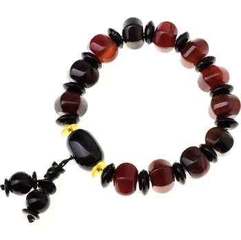 Náramek Náramek achát valounky vz. č.35