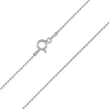 Řetízek Stříbrný řetízek kuličkový 1,2mm délka řetízku 45cm