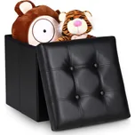 Deuba Taburetka s úložným prostorem 38x38x38 cm - černá