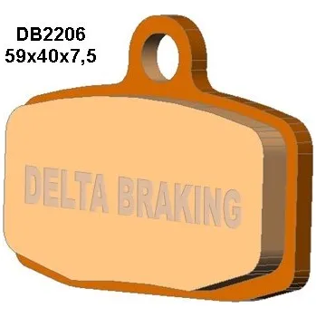 Brzdová destička DELTA BRAKING brzdové destičky KH612 KTM SX85 `12-20 přední - nahrazuje DB2206MX-D a DB2206QD-D (DELTA BRAKING brzdové destičky KH612 KTM SX85 `12-20 přední - nahrazuje DB2206MX-D a DB2206QD-D)