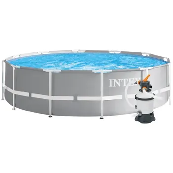 Intex Prism Frame šedý 3,05 x 0,76 m, + písková filtrace