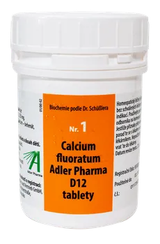 Homeopatikum Adler Pharma Nr. 1 Calcium fluoratum D12 1000 tbl.