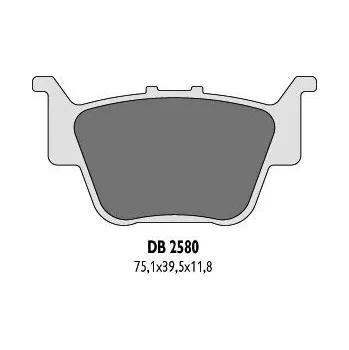 Brzdová destička DELTA BRAKING brzdové destičky KH373 HONDA TRX zadní - nahrazuje DB2580MX-D a DB2580QD-D (DELTA BRAKING brzdové destičky KH373 HONDA TRX zadní - nahrazuje DB2580MX-D a DB2580QD-D)
