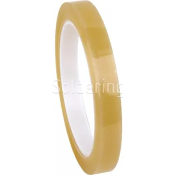 Výstražná páska ESD lepicí páska Wescorp, průhledná, celulózová, 12mmx65,8m, 242 - 101005976