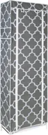 TZB Lea Maroko textilní skříň 57 šedá/bílá