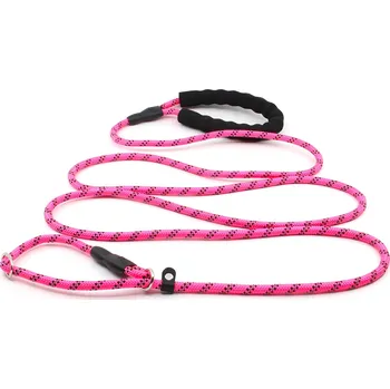 Vodítko pro psa Nylonové vodítko pro psa | 128 cm Barva: Růžová, Délka vodítka: 260 cm