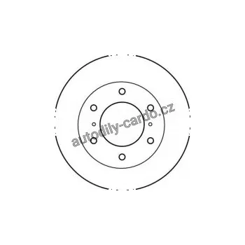 Brzdový kotouč Brzdový kotouč TRW DF4159 - MITSUBISHI PAJERO 99-