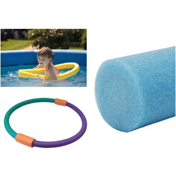 Plovací deska Plovací nudle MIRELON - průměr 67 mm, délka 160 cm (zelená / 1ks)