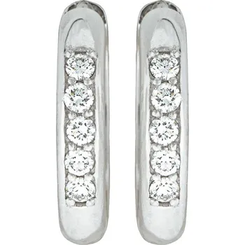 Náušnice Diamantové náušnice z bílého zlata 13ZP1900503A