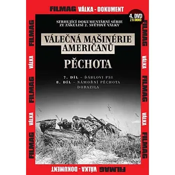 DVD film Válečná mašinérie Američanů Pěchota DVD