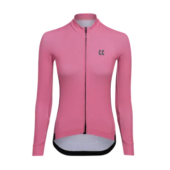 cyklistický dres Kalas Dámský cyklistický dres PASSION Z3 | Dres dlouhý rukáv TEMPS | rose pink Kalas velikost: 4 (L)