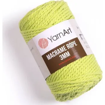 Galanterie Macrame rope 3mm YARNART 250g Barva: limetka