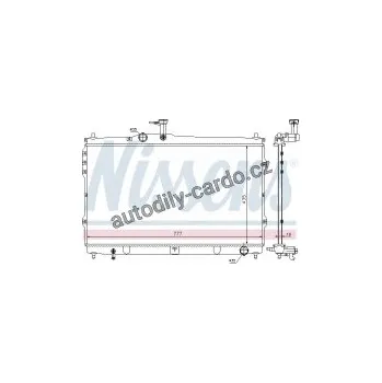 Chladič motoru Chladič motoru NISSENS 67095