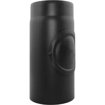 Kouřovod Kouřová roura 0,5m s čistícím otvorem, ø130mm, tl. mat. 2mm