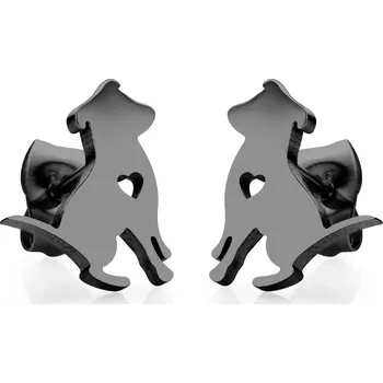 Náušnice BRUNOshop.cz Náušnice PEJSEK ČERNÉ