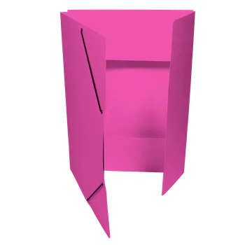 Mapa A4 Prešpán 253+gumička (20 ks) - růžová