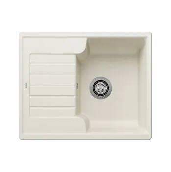 Granitový dřez Blanco ZIA 40 S Silgranit bílá soft oboustranné provedení - 527195 + ZÁRUKA 3 ROKY ZDARMA