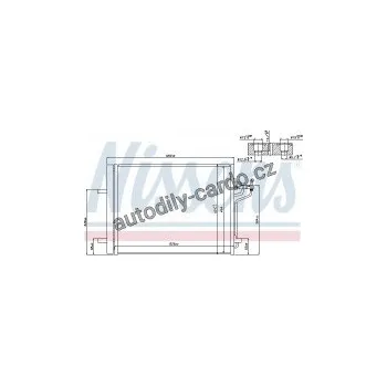 Chladič motoru Chladič klimatizace NISSENS 940183
