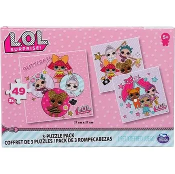 Společenská hra Spin Master L.O.L. Surprise! set 3-Puzzle (49 dílků x3) (20114661)