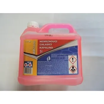 Náplň do chladiče a ostřikovače ANTIFREEZE červený 3l