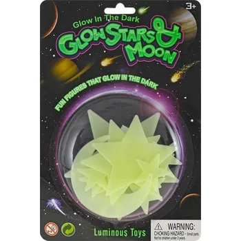 Hvězdy svítící ve tmě 4-12cm 15ks