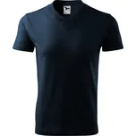 MALFINI V-NECK 102 / Unisex tričko s výstřihem "V" - námořní modrá XXL