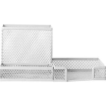 Úložný box Zásobník na psací potřeby bílá Present Time (Barva-bílá)