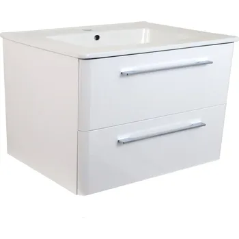 Koupelnový nábytek BPS-koupelny Koupelnová skříňka s keramickým umyvadlem Gary W 80