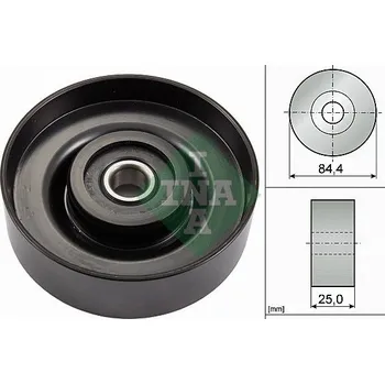 Vratná/vodicí kladka, klínový žebrový řemen INA INA532082710