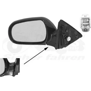 Auto zrcátko Vnější zpětné zrcátko VAN WEZEL 2527805