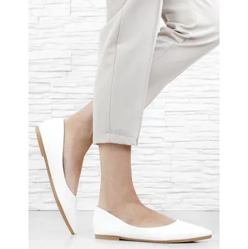 Dámské baleríny Seastar Bílé lakované baleríny G197WH Velikost: 38