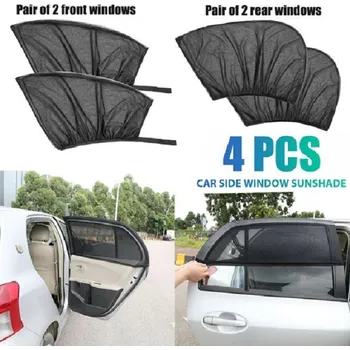 Univerzální clony na boční okna auta 4 ks