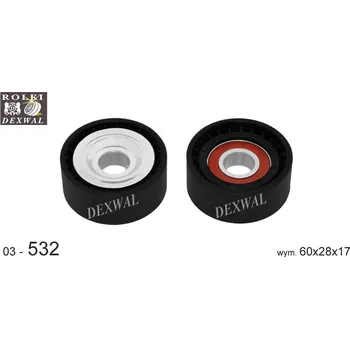 Napínací kladka, žebrovaný klínový řemen Dexwal 03-532 ( GA355.14 ; 534027110 ; 8200603359 )