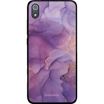 Pouzdro na mobilní telefon Lesklý kryt Mobiwear Glossy - Xiaomi Redmi 7A - G050G - Fialový mramor (Prémiové lesklé pouzdro, obal, kryt Mobiwear Glossy na mobil Xiaomi Redmi 7A - G050G - Fialový mramor, materiál Plast + TPU silikon - krytí po všech stranách, neošoupatelný potisk,)