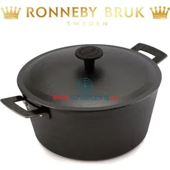 Hrnec Litinový hrnec 6l s litinovou poklicí Ronneby Bruk 160300