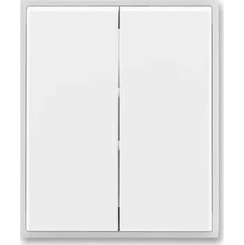 vypínač a zásuvka Kryt vypínače dělený 3558E-A00652 01 bílá/ledová bílá Element Time ABB