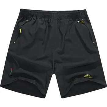 Pánské kraťasy Sportovní pánské šortky outdoor nadměrné velikosti Barva: Černá, Velikost: XL