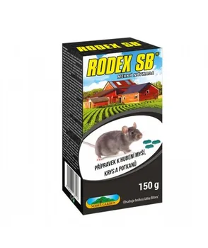 Hubení hlodavce Nohel Garden Rodex SB NG6803_CR 150 g