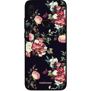Pouzdro na mobilní telefon Lesklý kryt Mobiwear Glossy - Huawei Y6 2019 / Honor 8A - G040G - Růže na černé (Prémiové lesklé pouzdro, obal, kryt Mobiwear Glossy na mobil Huawei Y6 2019 / Honor 8A - G040G - Růže na černé, materiál Plast + TPU silikon - krytí po všech stranách,)