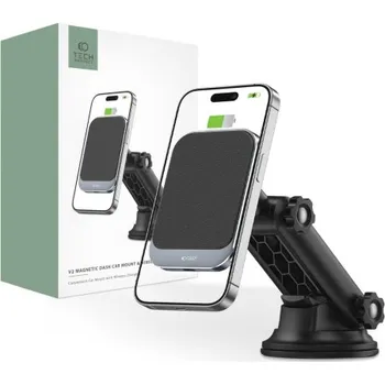 Tech-Protect | Tech-Protect V2 DashBoard MagSafe držák na mobil do auta 15W, černý