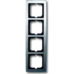 SOLO Čtyřrámeček chromová matná 1724-80 ABB 2CKA001754A4107