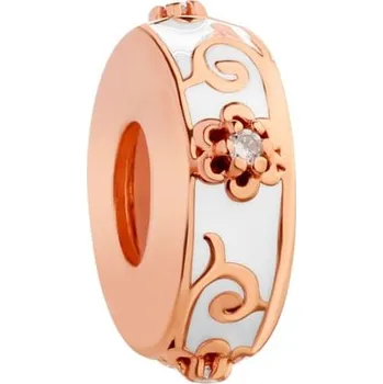 Přívěsek Pozlacený stříbrný přívěsek Beads se zirkony a smaltem - zarážka - AP534-5790