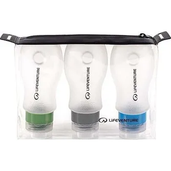 Silikonové lahvičky LifeVenture Silicon Bottle Set 3 x 89ml